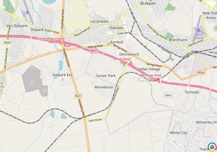 Map location of Sunair Park